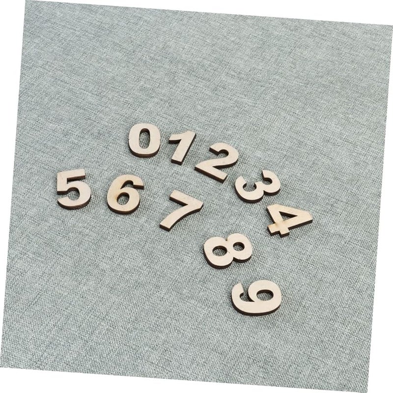 Self Adhesive Wooden Giant Number Decals for Charcuterie Board Photo Props - Image 3